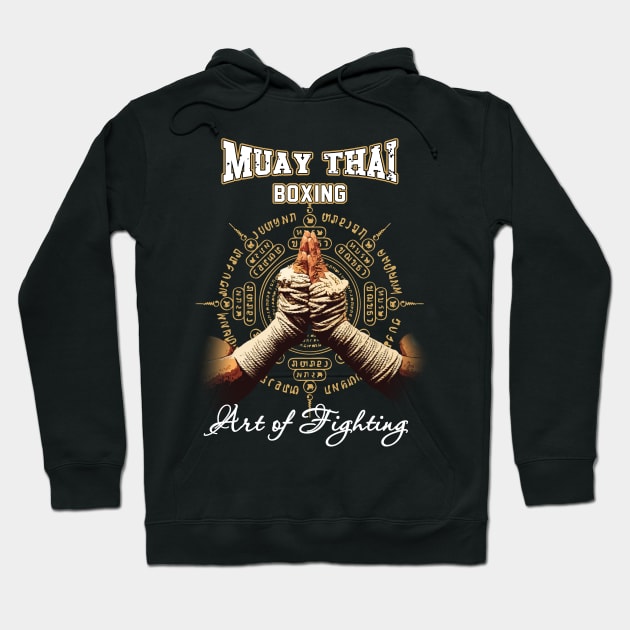 Muay Thai Boxing The Art of Fighting Hoodie by kaitokid